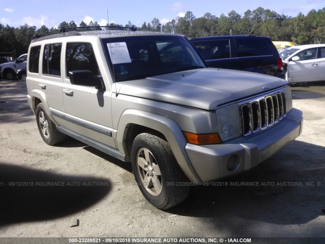 1J8HH48N28C163688 - 2008 JEEP COMMANDER SPORT SILVER photo 1