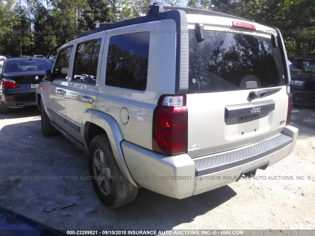 1J8HH48N28C163688 - 2008 JEEP COMMANDER SPORT Արծաթագույն լուսանկար 3