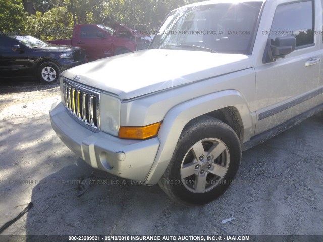 1J8HH48N28C163688 - 2008 JEEP COMMANDER SPORT Արծաթագույն լուսանկար 6