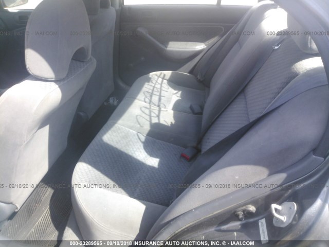 2HGES16385H584465 - 2005 HONDA CIVIC DX VP GRAY photo 8