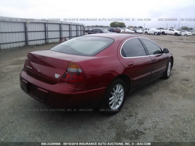 2C3AE66G94H676286 - 2004 CHRYSLER 300M MAROON photo 4