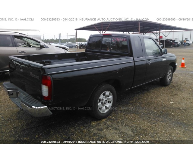 1N6DD26S1XC325949 - 1999 NISSAN FRONTIER KING CAB XE/KING CAB SE BLACK photo 4