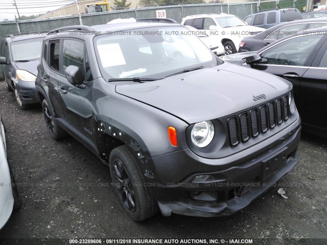 ZACCJBBT5GPD01705 - 2016 JEEP RENEGADE LATITUDE GRAY photo 1