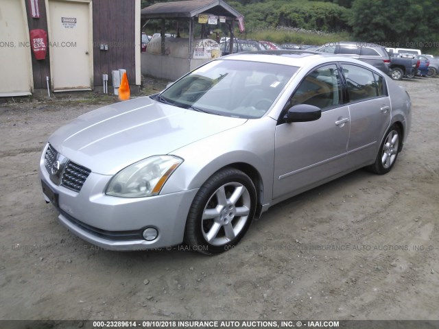 1N4BA41E86C809976 - 2006 NISSAN MAXIMA SE/SL SILVER photo 2