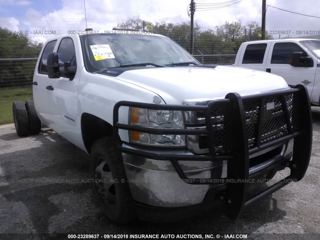 1GB4CZCL6CF198513 - 2012 CHEVROLET SILVERADO C3500 WHITE photo 1