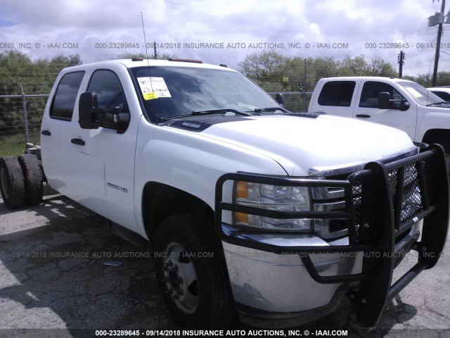 1GB4CZC81DF123358 - 2013 CHEVROLET SILVERADO C3500 WHITE photo 1