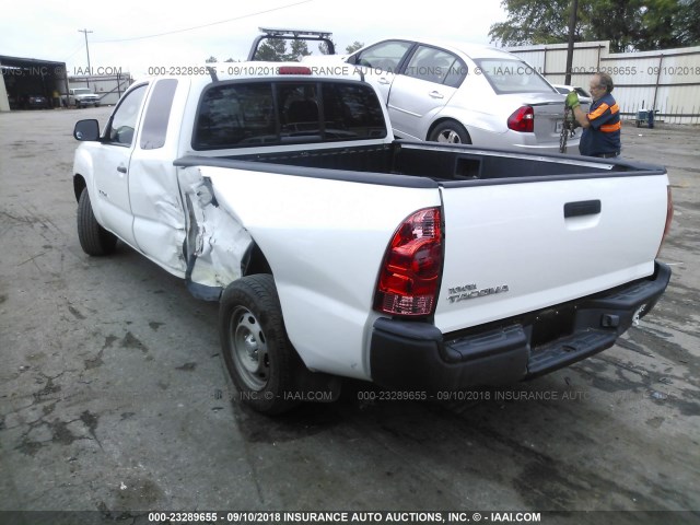5TETX22N66Z235993 - 2006 TOYOTA TACOMA ACCESS CAB Ақ фото 3