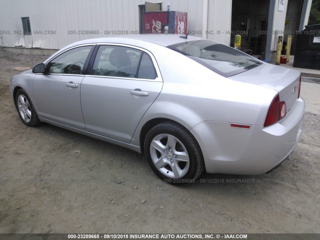 1G1ZB5E15BF121535 - 2011 CHEVROLET MALIBU LS SILVER photo 3