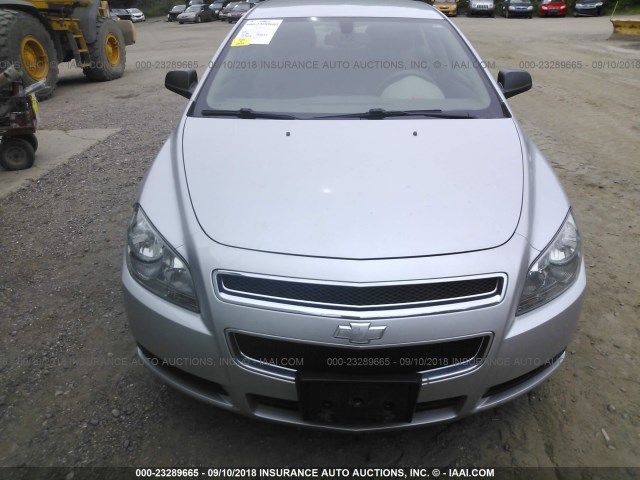 1G1ZB5E15BF121535 - 2011 CHEVROLET MALIBU LS SILVER photo 6