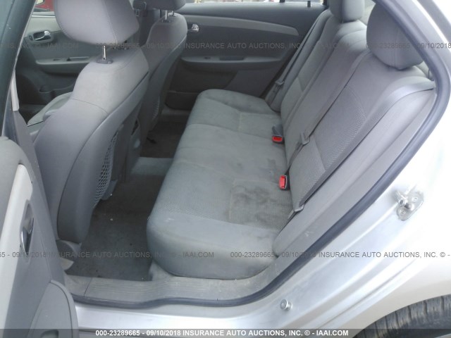 1G1ZB5E15BF121535 - 2011 CHEVROLET MALIBU LS SILVER photo 8