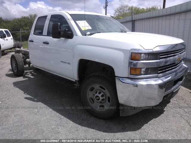 1GB2CUEG7FZ129178 - 2015 CHEVROLET SILVERADO C2500 HEAVY DUTY WHITE photo 1