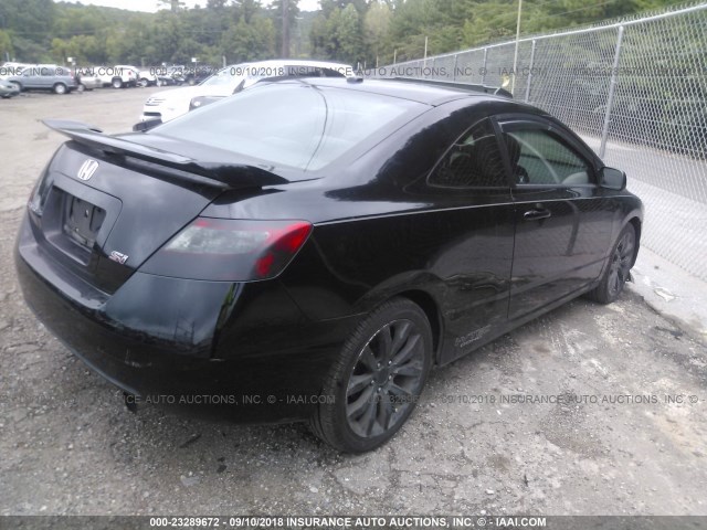 2HGFG2A53AH700055 - 2010 HONDA CIVIC SI BLACK photo 4