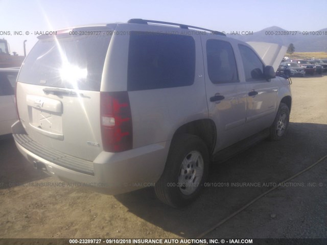 1GNFK13047J251444 - 2007 CHEVROLET TAHOE K1500 SILVER photo 4