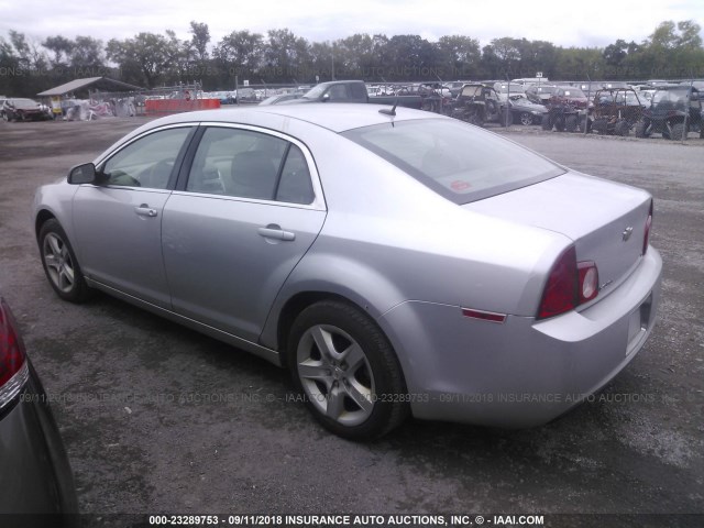 1G1ZG57B09F109214 - 2009 CHEVROLET MALIBU LS Gümüş foto 3