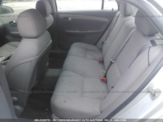1G1ZG57B09F109214 - 2009 CHEVROLET MALIBU LS Gümüş foto 8
