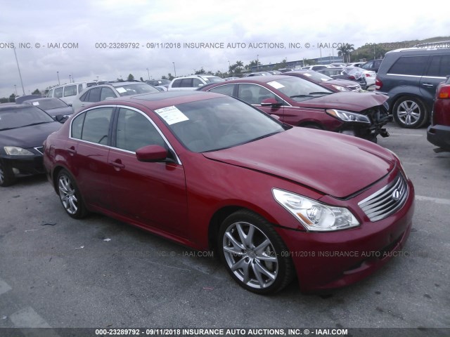 JNKCV61E79M310582 - 2009 INFINITI G37 JOURNEY/SPORT RED photo 1