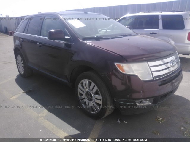 2FMDK4KC4ABB47024 - 2010 FORD EDGE LIMITED BURGUNDY photo 1