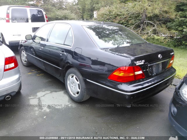 JTHBN30F720071200 - 2002 LEXUS LS 430 BLUE photo 3