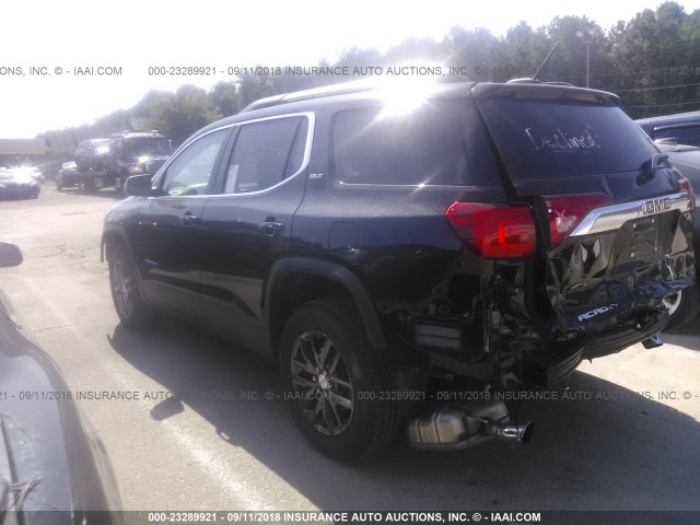 1GKKNMLS9JZ185603 - 2018 GMC ACADIA SLT-1 Czarny zdjęcie 3