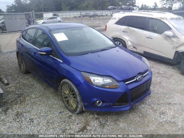 1FADP3N24DL127580 - 2013 FORD FOCUS TITANIUM BLUE photo 1