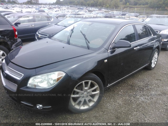 1G1ZK577X8F181188 - 2008 CHEVROLET MALIBU LTZ 黑色 照片 2