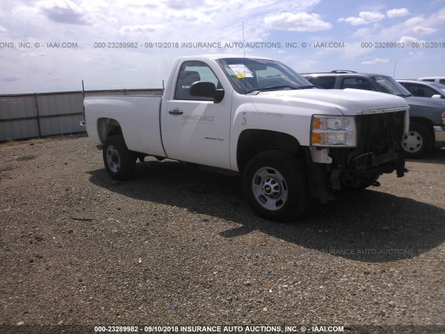 1GC0CVCG0DF243131 - 2013 CHEVROLET SILVERADO C2500 HEAVY DUTY WHITE photo 1