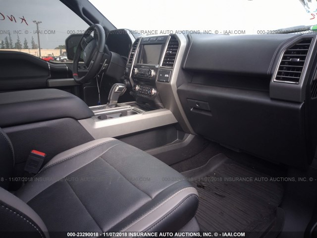 1FTFW1RG3JFD13203 - 2018 FORD F150 RAPTOR BLACK photo 5