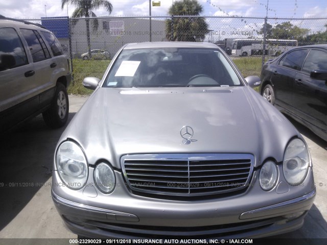 WDBUF70J24A594123 - 2004 MERCEDES-BENZ E 500 SILVER photo 6