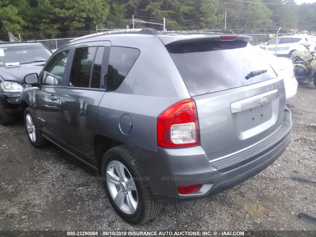 1J4NT1FAXBD236728 - 2011 JEEP COMPASS SPORT GRAY photo 3