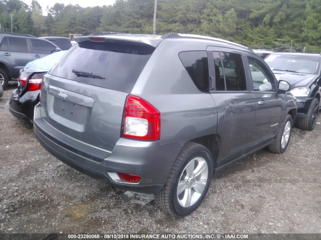 1J4NT1FAXBD236728 - 2011 JEEP COMPASS SPORT GRAY photo 4