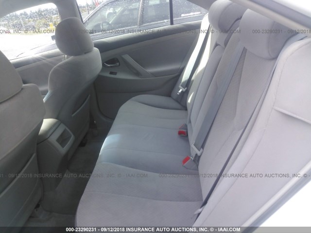 4T1BE46K98U769039 - 2008 TOYOTA CAMRY CE/LE/XLE/SE WHITE photo 8
