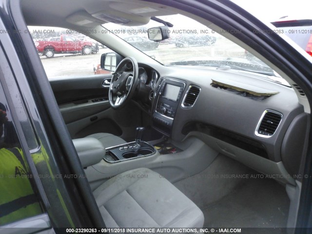 1D4RD4GG0BC692030 - 2011 DODGE DURANGO CREW GRAY photo 5