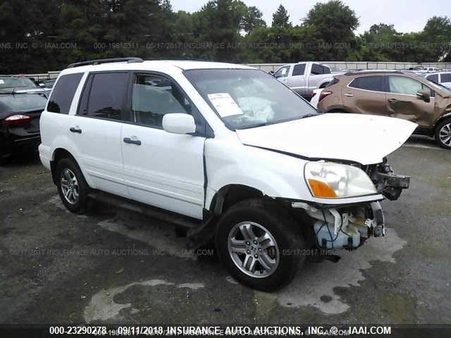 2HKYF18714H505482 - 2004 HONDA PILOT EXL 白色 照片 1