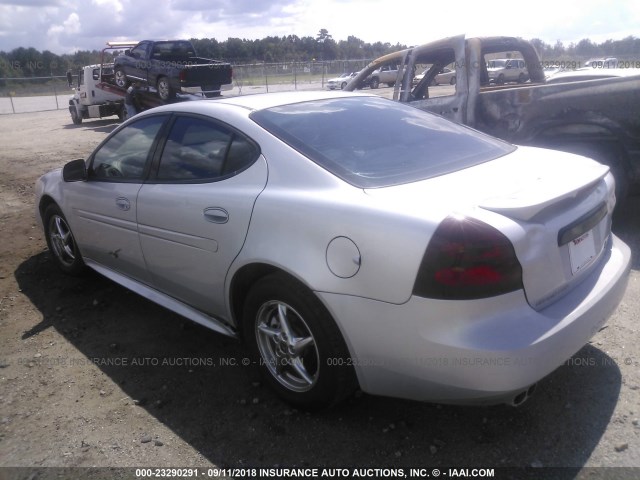 2G2WS522641223223 - 2004 PONTIAC GRAND PRIX GT2 SILVER photo 3