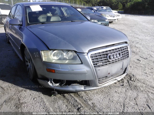 WAULL44E76N012138 - 2006 AUDI A8 4.2 QUATTRO SILVER photo 6