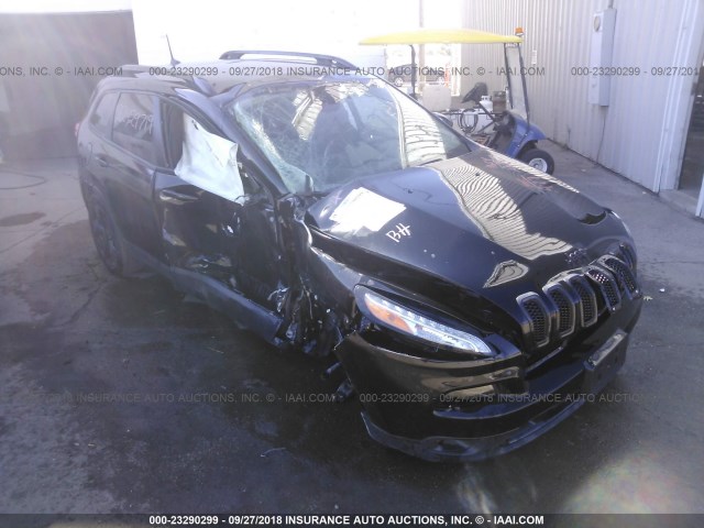 1C4PJLCB2JD540437 - 2018 JEEP CHEROKEE LATITUDE Czarny zdjęcie 1