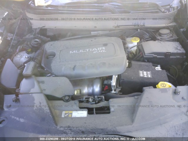 1C4PJLCB2JD540437 - 2018 JEEP CHEROKEE LATITUDE Czarny zdjęcie 10