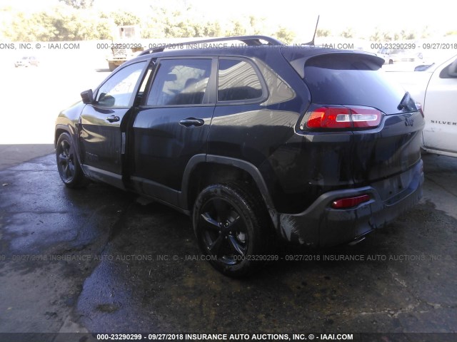 1C4PJLCB2JD540437 - 2018 JEEP CHEROKEE LATITUDE Czarny zdjęcie 3
