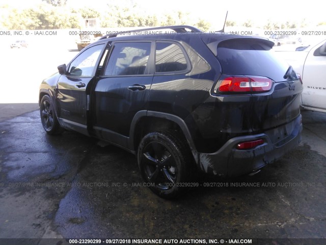 1C4PJLCB2JD540437 - 2018 JEEP CHEROKEE LATITUDE BLACK photo 3