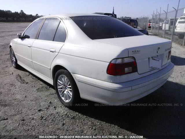 WBADT43423G026736 - 2003 BMW 525 I AUTOMATIC WHITE photo 3