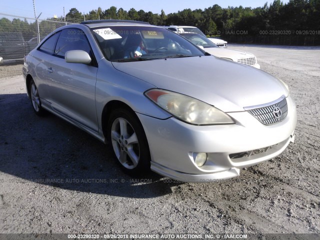 4T1CE38P64U802208 - 2004 TOYOTA CAMRY SOLARA SE/SLE Gümüş foto 1