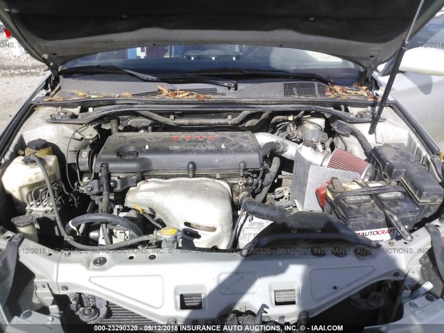 4T1CE38P64U802208 - 2004 TOYOTA CAMRY SOLARA SE/SLE Gümüş foto 10