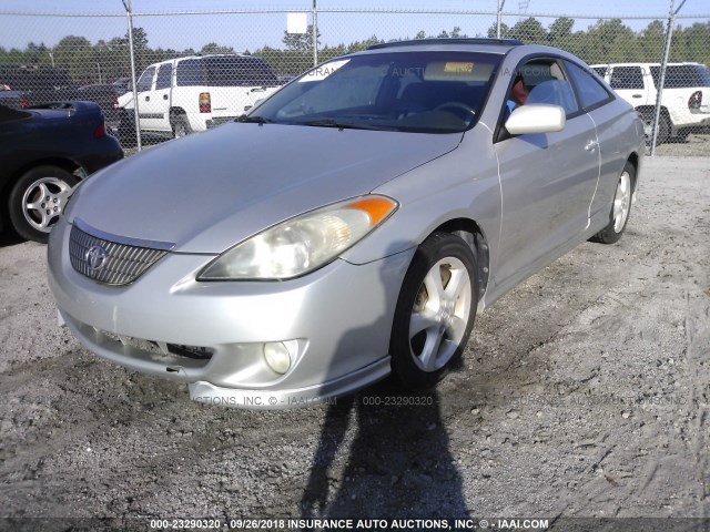 4T1CE38P64U802208 - 2004 TOYOTA CAMRY SOLARA SE/SLE Gümüş foto 2