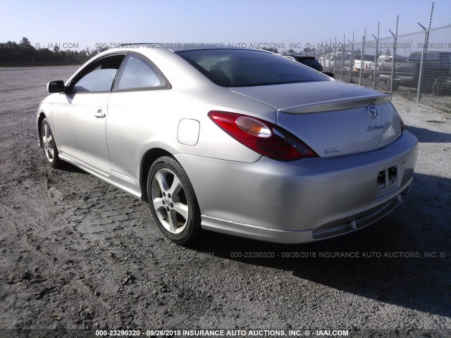 4T1CE38P64U802208 - 2004 TOYOTA CAMRY SOLARA SE/SLE Gümüş foto 3