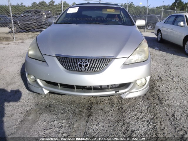 4T1CE38P64U802208 - 2004 TOYOTA CAMRY SOLARA SE/SLE Gümüş foto 6