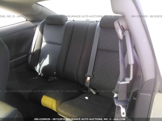 4T1CE38P64U802208 - 2004 TOYOTA CAMRY SOLARA SE/SLE Gümüş foto 8