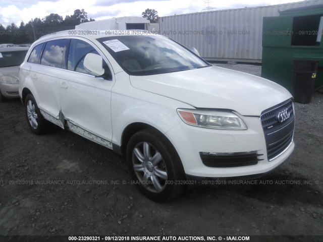 WA1BY74L27D070627 - 2007 AUDI Q7 3.6 QUATTRO PREMIUM WHITE photo 1