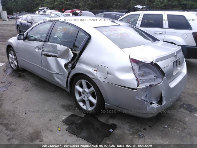 1N4BA41E75C828873 - 2005 NISSAN MAXIMA SE/SL SILVER photo 3