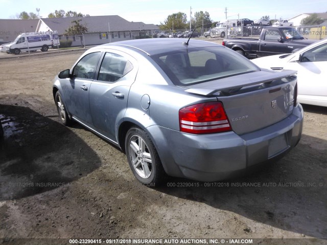 1B3LC56B19N508974 - 2009 DODGE AVENGER SXT/R/T BLUE photo 3