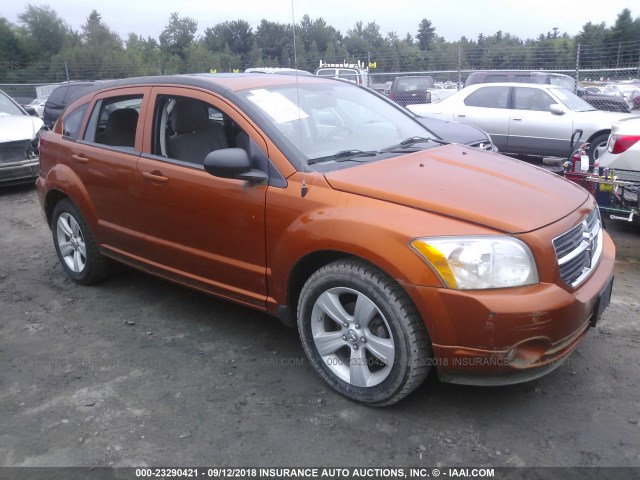 1B3CB3HA3BD106672 - 2011 DODGE CALIBER MAINSTREET ORANGE photo 1